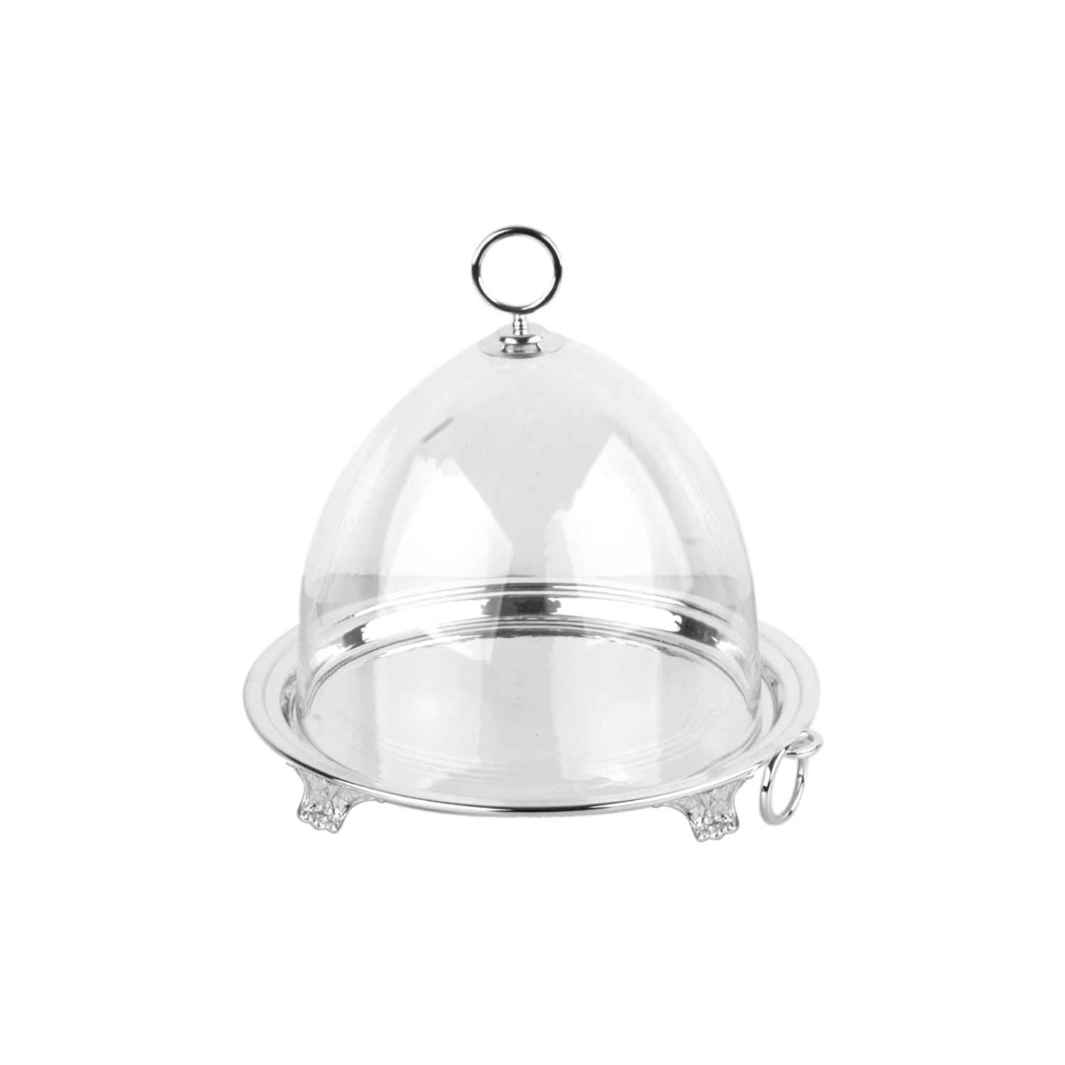 Cam Kapaklı Yuvarlak Pastalık 