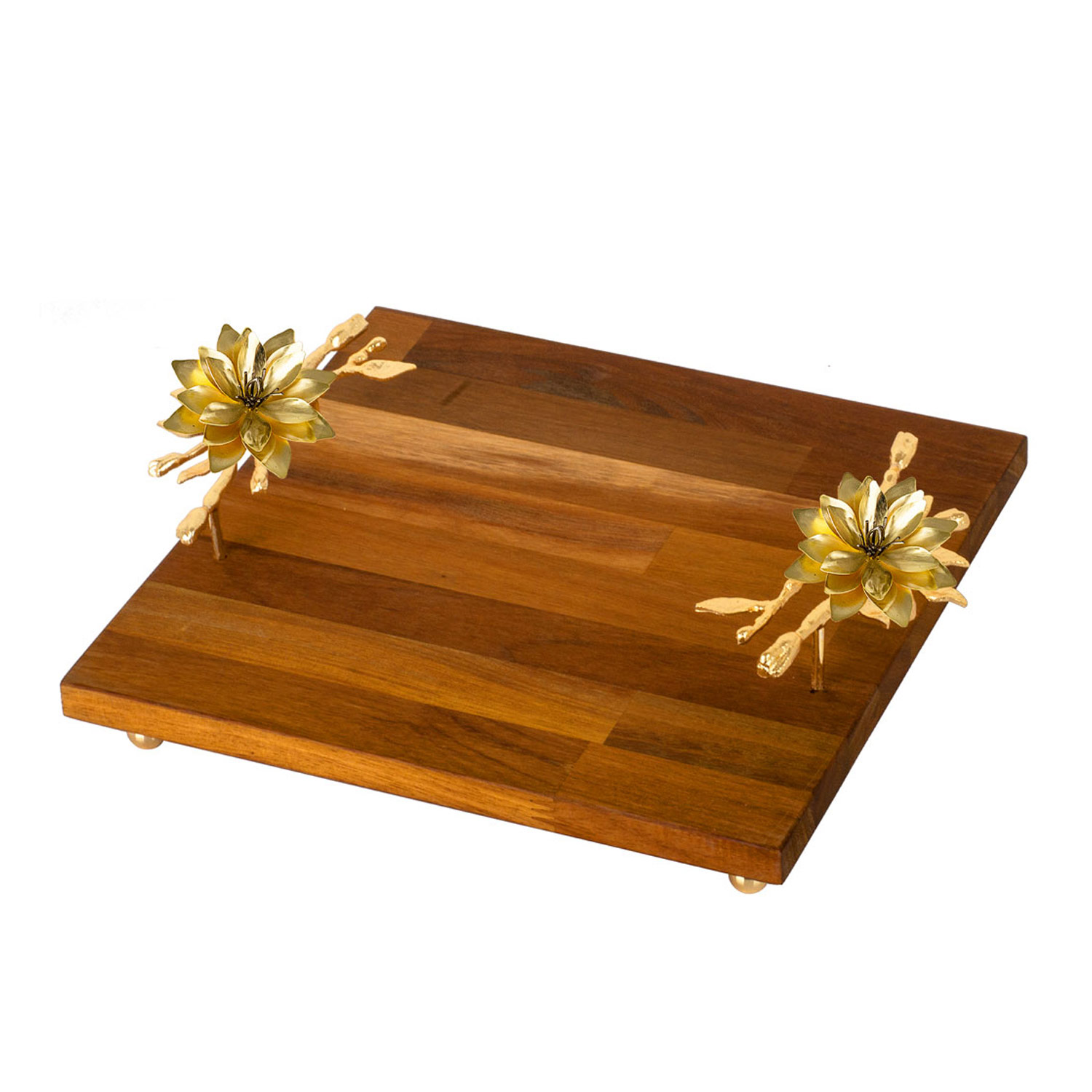 Ahşap Kare Sunumluk