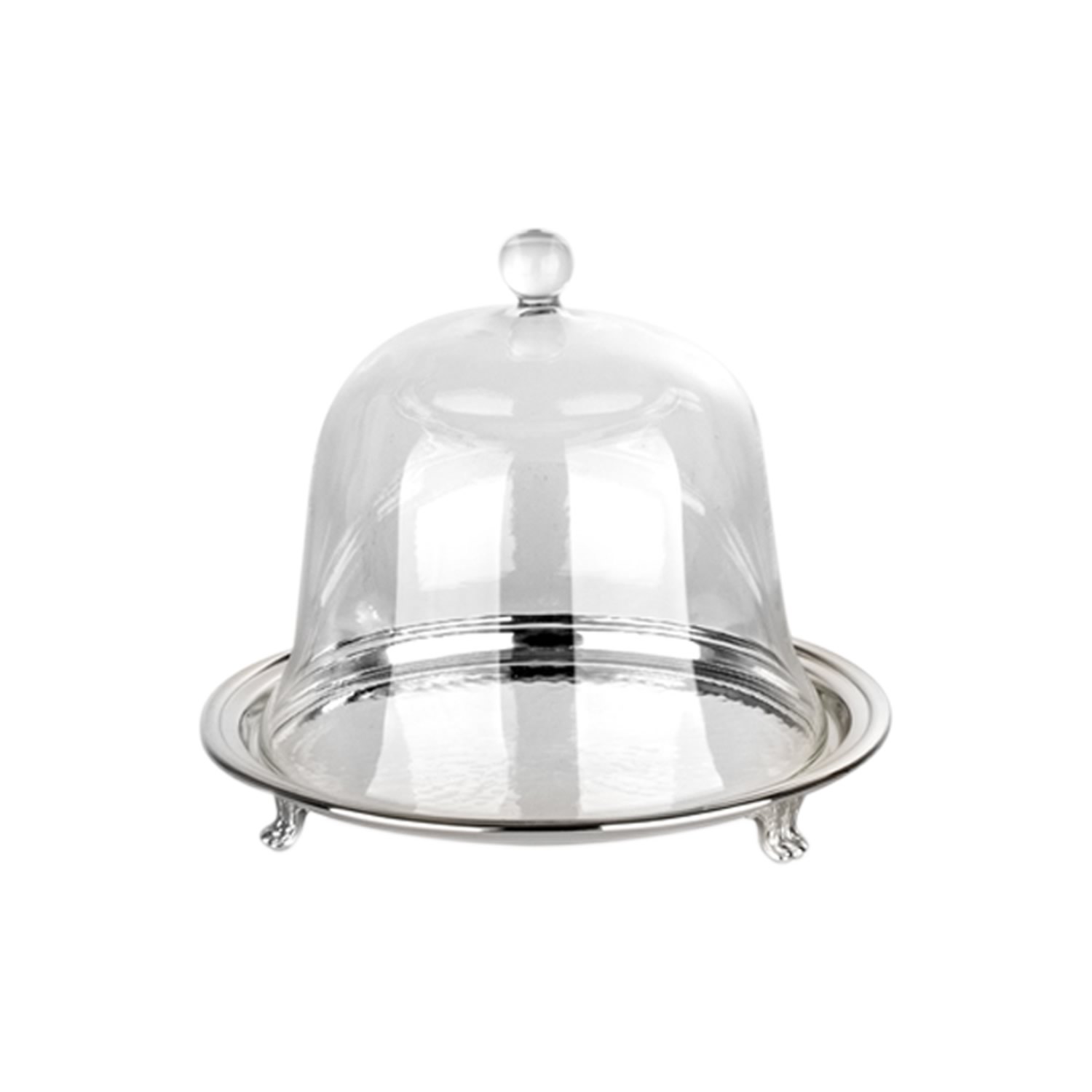 Cam Kapaklı Yuvarlak Pastalık 