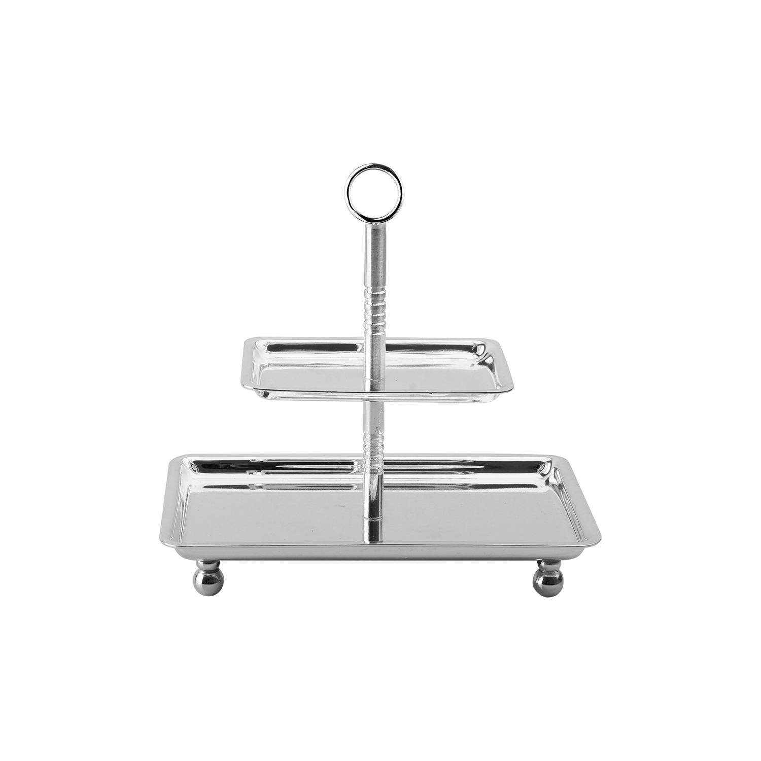 Archy İki Katlı Dikdörtgen Kurabiyelik 12cm