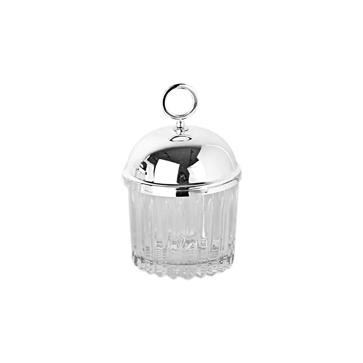 Archy Kapaklı Cam Silindir Kase 9cm