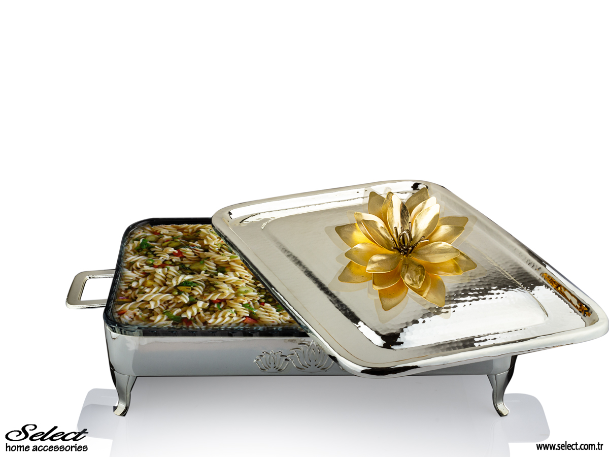 Lotus Dikdörtgen Giydirmeli Fırın Kabı 27x40cm