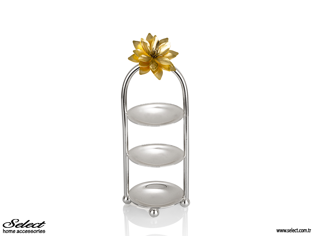 Lotus İki Katlı Lokumluk 5x18cm 