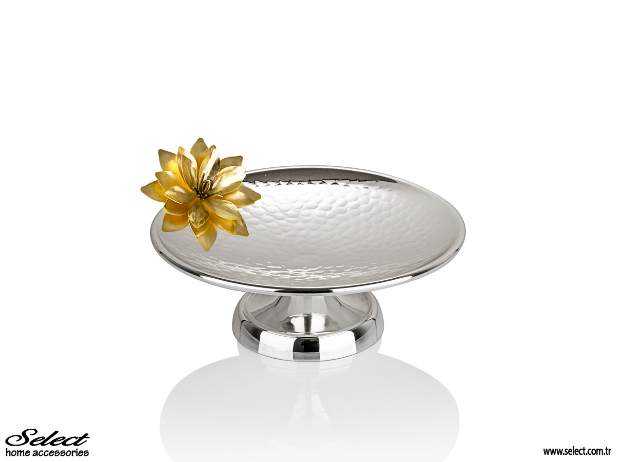 Lotus Yuvarlak Ayaklı Pastalık 21x8cm