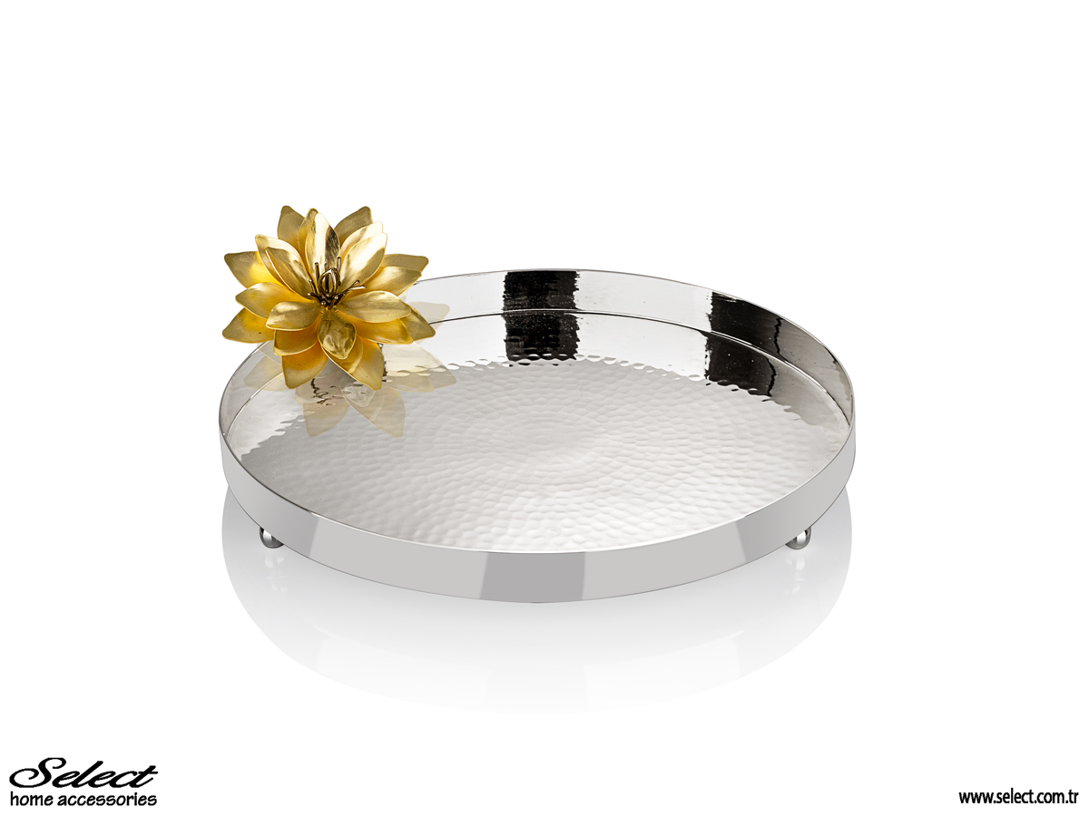 Lotus Yuvarlak Tepsi 18cm