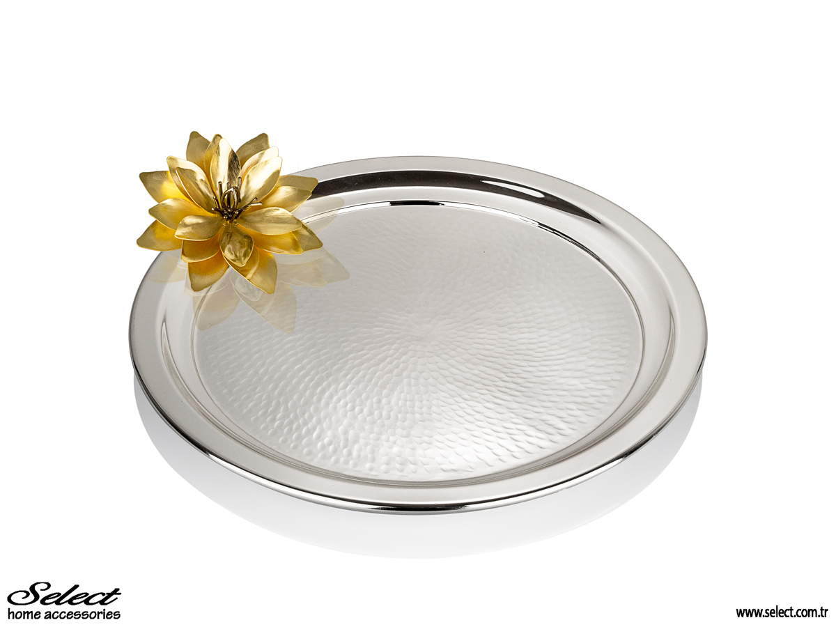 Lotus Yuvarlak Tepsi 40cm