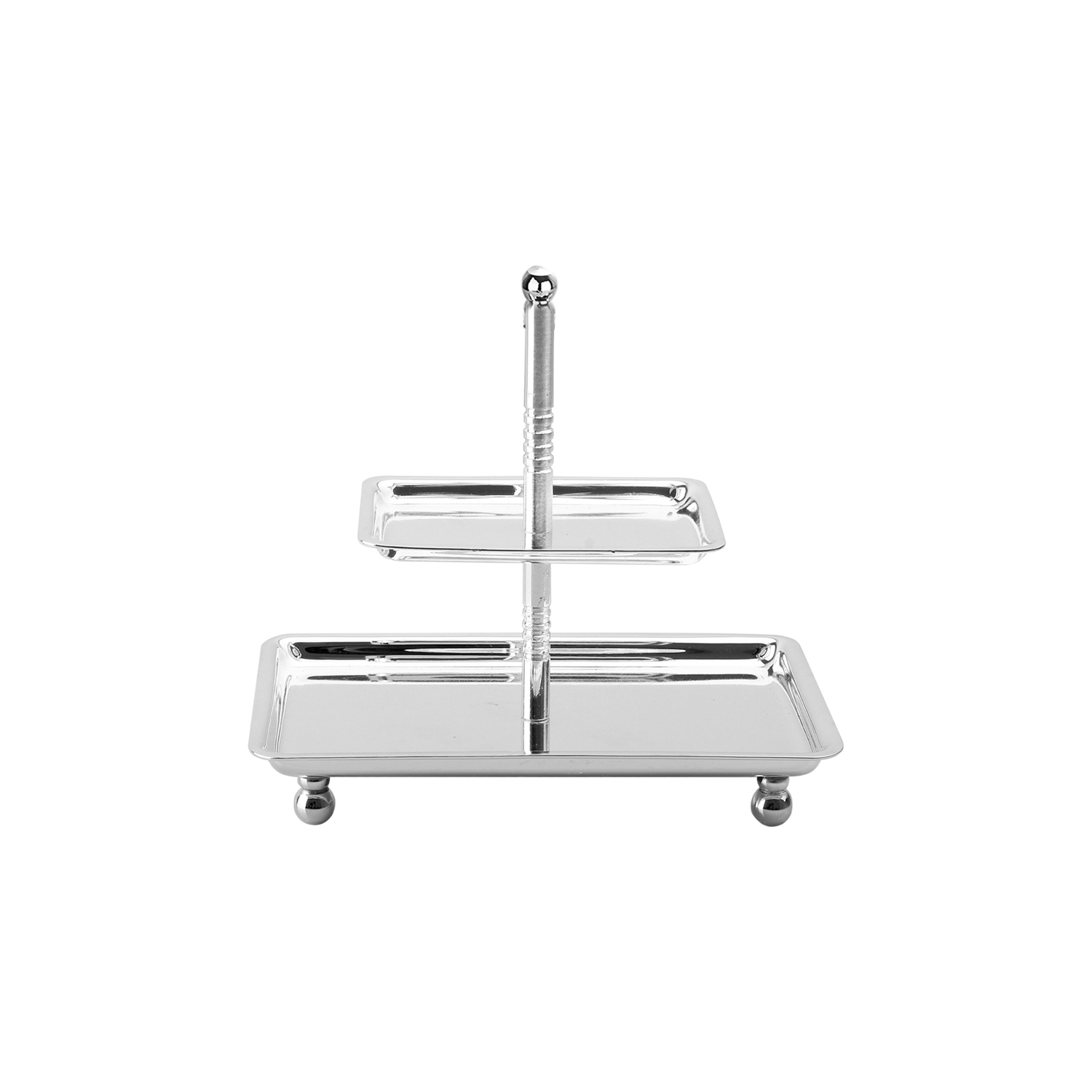 Modena I İki Katlı Dikdörtgen Kurabiyelik 12cm