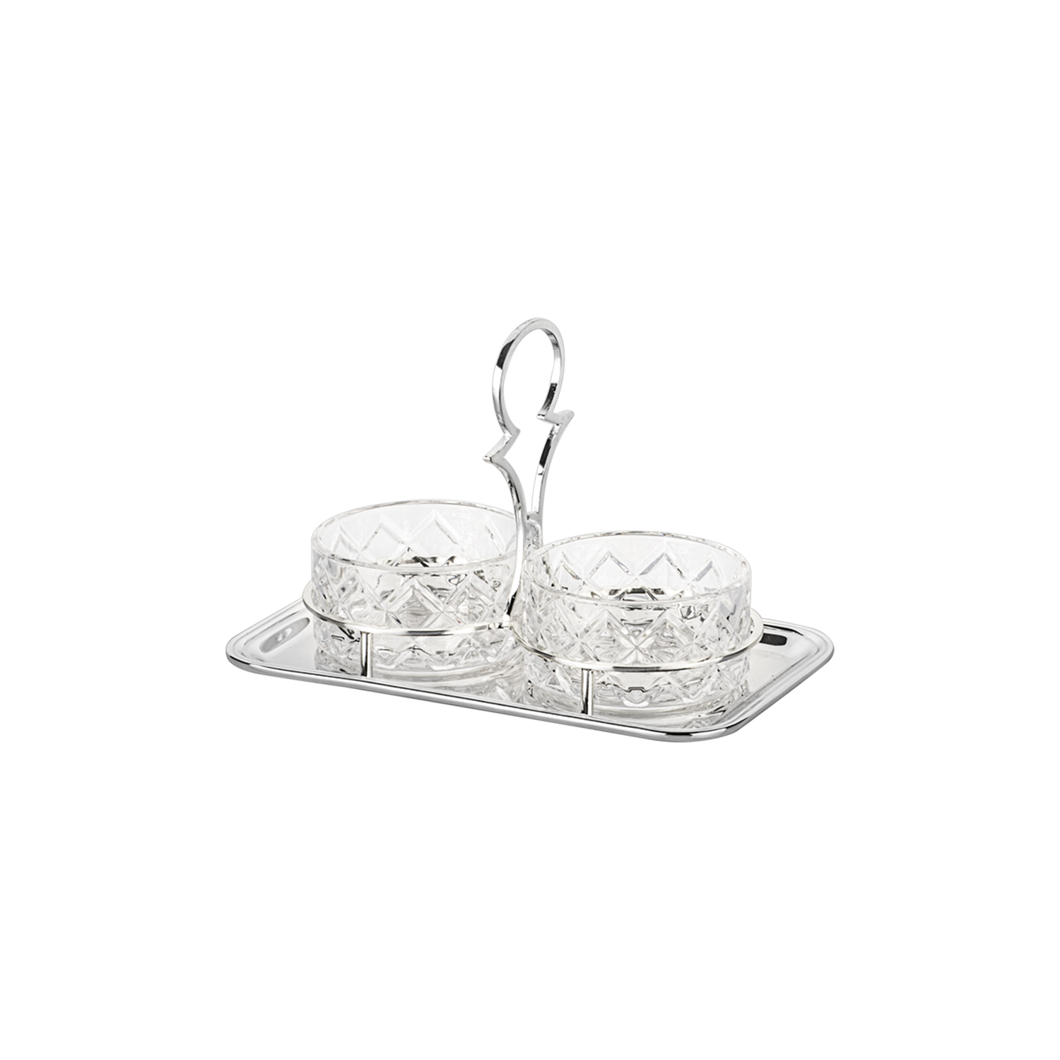 Modena II İkili Kase Standı 25x15cm